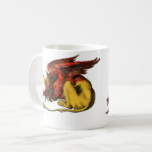 Gryphon -赤: コーヒーマグカップ (正面左)