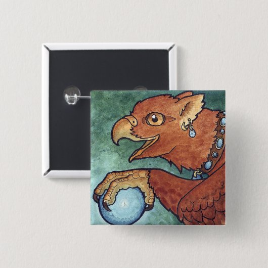 Gryphon Mageボタン 缶バッジ (正面&裏面)