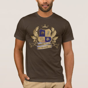 GSAの家の頂上翼の青の金ゴールド無し Tシャツ