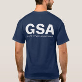 GSAエージェンシーTシャツ Tシャツ (裏面)
