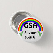 GSAサポートLGBTQI 缶バッジ (正面&裏面)