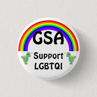 GSAサポートLGBTQI 缶バッジ