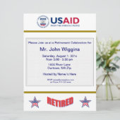 GSA退職招待状 招待状 (スタンド正面)