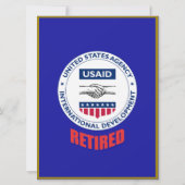 GSA退職招待状 招待状 (裏面)