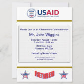 GSA退職招待状 招待状 (正面)