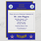 GSA退職招待状 招待状 (正面/裏面)