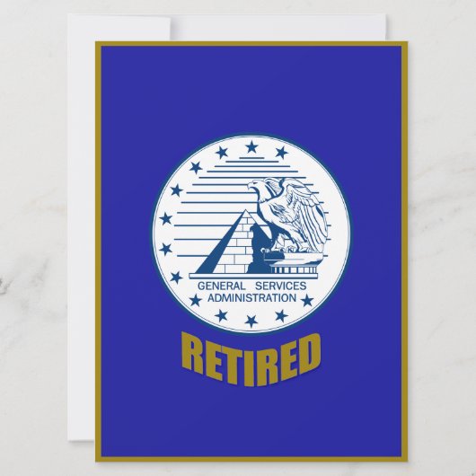 GSA退職招待状 招待状 (裏面)