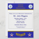 GSA退職招待状 招待状 (正面)