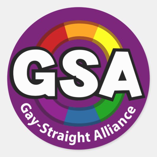 GSA ToonBラウンドダークステッカー ラウンドシール (正面)