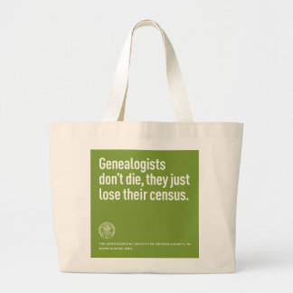 GSBCの"人口調査"のパックラットの大きいトート ラージトートバッグ