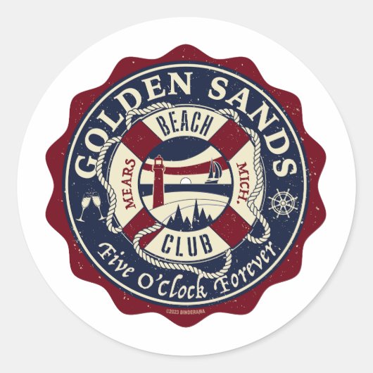 GSBCスタンプ ラウンドシール (正面)