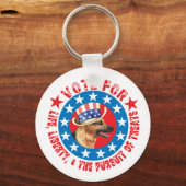 GSDに投票 キーホルダー (正面)