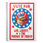 GSDに投票 ノートブック (正面)