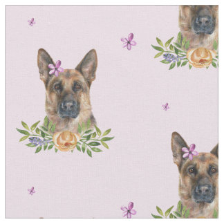 GSDのピンクの花柄 ファブリック