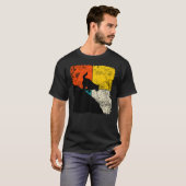 Gsdドイツのシェパードランニング Tシャツ (正面フル)