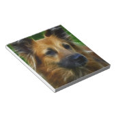 GSDドイツの羊飼いの写真 ノートパッド (アングル)