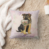 GSDハート母 クッション (ブランケット)