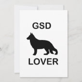 GSD好き 招待状 (正面)