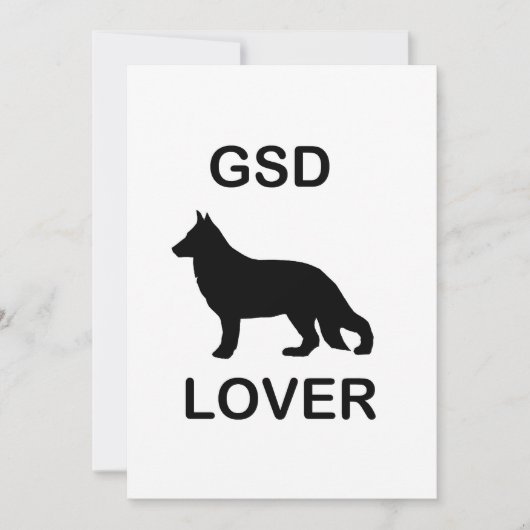 GSD好き 招待状 (正面)