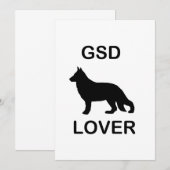GSD好き 招待状 (正面/裏面)