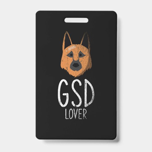 GSD愛好家 バッジ (正面)