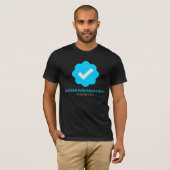 @GSensabaugh -確認される-黒 Tシャツ (正面フル)
