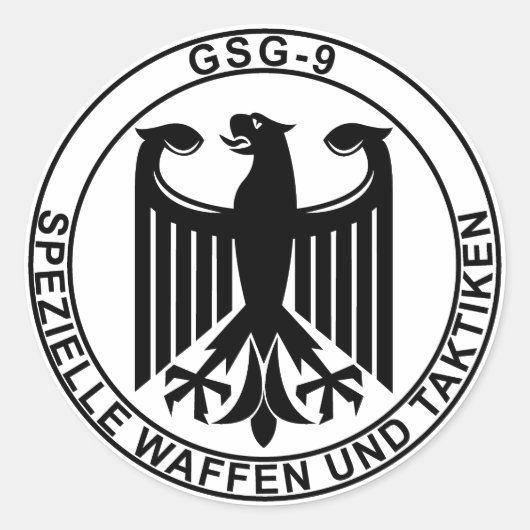 GSG-9 ラウンドシール (正面)