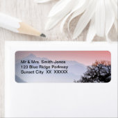 GSMNPサンセットブルーリッジパークウェイ旅行写真 ラベル (インサイチュ)