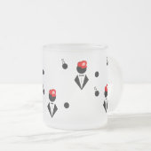 GSOによって曇らされるマグ フロストグラスマグカップ (正面右)