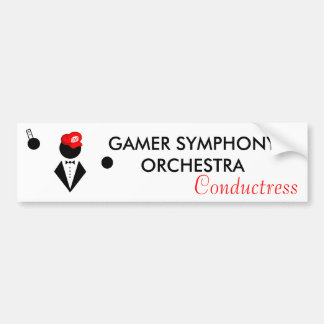GSOのConductressのバンパーステッカー バンパーステッカー