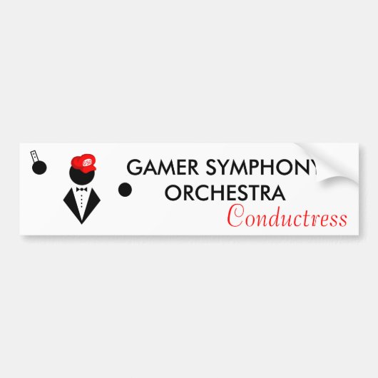 GSOのConductressのバンパーステッカー バンパーステッカー (正面)