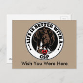 GSPでパーソナライズされたGSPの寿命が向上 ポストカード (正面/裏面)