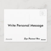 GSPでパーソナライズされたGSPの寿命が向上 ポストカード (裏面)