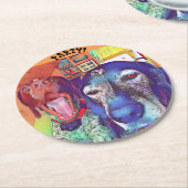 GSPのパーティーのコースター ラウンドペーパーコースター (アングル)