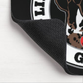 GSPの犬種の方が人生は良い マウスパッド (コーナー)