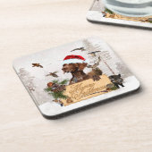 Gspクリスマスガラスオーナメント コースター (左側)