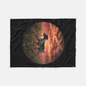 GspハンタードイツショートポインタGsp狩り フリースブランケット (正面(横))