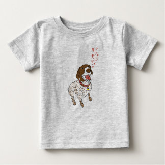 GSPハートベビーロンパー ベビーTシャツ