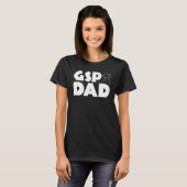 GSPパパおもしろいドイツ短調ポインタードッグパパ Tシャツ (正面フル)