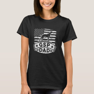 GSPパパアメリカ国旗ドイツ短距離 Tシャツ