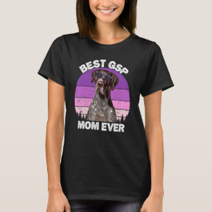Gspママヴィンテージドイツ短調ポインター犬を見る Tシャツ