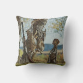 GSP付きウサギ狩り クッション (裏面)