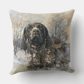 GSP、ドイツ語ポインタ クッション (裏面)