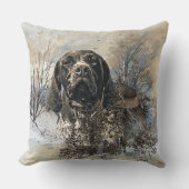 GSP、ドイツ語ポインタ クッション (正面)