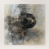 GSP、ドイツ語ポインタ ジグソーパズル (横)