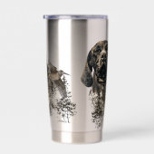 GSP、ドイツ語ポインタ 保温保冷タンブラー (右面)