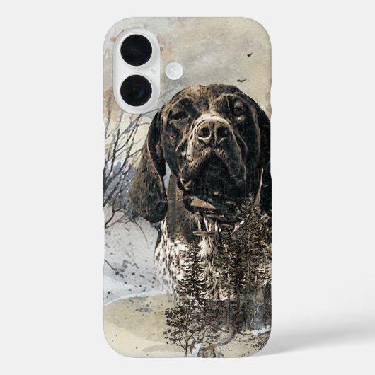 GSP、ドイツ語ポインタ Case-Mate iPhoneケース (裏面)