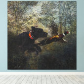 GSP 、狩りキジ キャンバスプリント (インサイチュ (ウッドフロア))