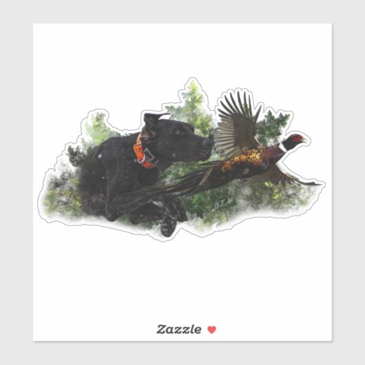 GSP 、狩りキジ シール (シート)