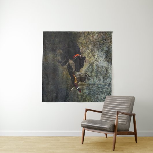 GSP 、狩りキジ タペストリー (インサイチュ(横))